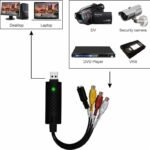 VOOCME TV-out Cable Video Capture Card Device, USB2.0 Adapter Converter for Windows PC - image 2