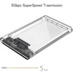 VOOCME USB Type C 3.1 to 2.5 Inch Sata , Compatible for Mac OS Windows Linux Media Streaming Device - image 2