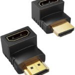 VOOCME HDMI Adapter 90 Degree 4K Male to Female HDMI Connector 270 Degrees Extender Right Angle, L Type HDTV Converter (Pack of 1) HDMI Connector - image 3