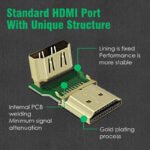 VOOCME HDMI Adapter 90 Degree 4K Male to Female HDMI Connector 270 Degrees Extender Right Angle, L Type HDTV Converter (Pack of 1) HDMI Connector - image 5