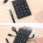 VOOCME Wired Numeric Keypad Slim Mini Number Pad Digital Keyboard 18 Keys Numpad Laptop Keyboard Replacement Key - image 2