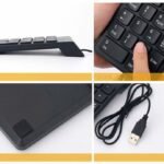 VOOCME Wired Numeric Keypad Slim Mini Number Pad Digital Keyboard 18 Keys Numpad Laptop Keyboard Replacement Key - image 3