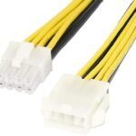 VOOCME 8 Pin CPU Male to Female Power Extension Cable 12V, 8 Pin Male to 8 Pin Female Molex IDE Express Power Extension Cable Adapter Laptop Accessory - image 4