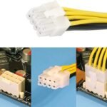 VOOCME 8 Pin CPU Male to Female Power Extension Cable 12V, 8 Pin Male to 8 Pin Female Molex IDE Express Power Extension Cable Adapter Laptop Accessory - image 3