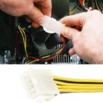 VOOCME 8 Pin CPU Male to Female Power Extension Cable 12V, 8 Pin Male to 8 Pin Female Molex IDE Express Power Extension Cable Adapter Laptop Accessory - image 2