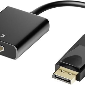 VOOCME Display Port to Hdmi Adapter, 1080P Display Port Dp to Hdmi Cable Male to Female Port Support Video & Audio Compatible with Computer..... HDMI Connector - image 1