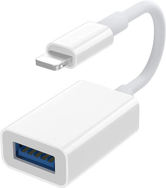 VOOCME Lightning to USB OTG Adapter - VOOCME White