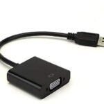 VOOCME External USB to VGA Adapter - VOOCME Black