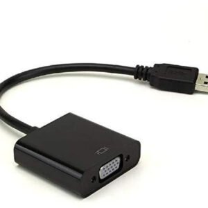 VOOCME External USB to VGA Adapter - VOOCME Black