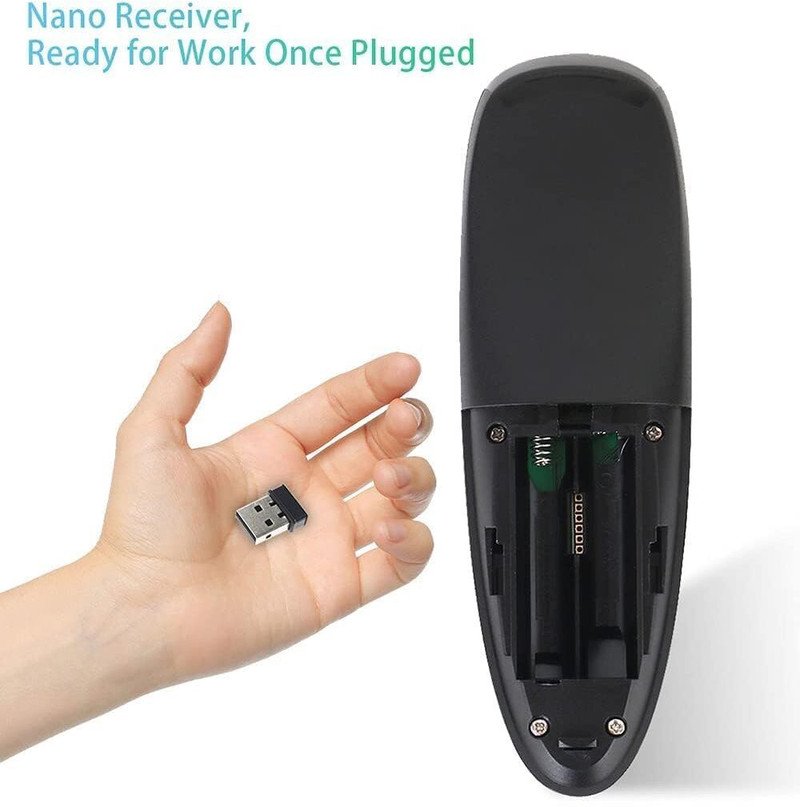 VOOCME G10 Air Mouse Wireless Infrared Remote Control 6 Axis Gyroscope IR Learning Ambidextrous Hybrid Mouse With Bluetooth - image 4