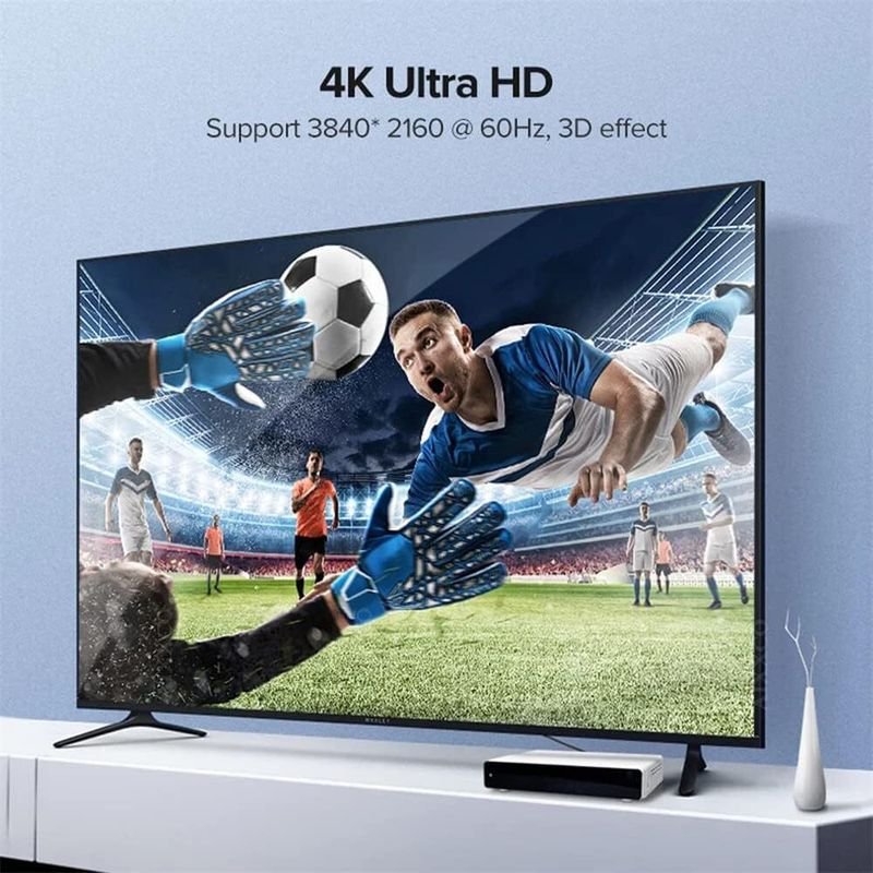 VOOCME HDMI Cable 2 A 0.5 m NA HDMI 2.0 Cable, HDMI Male to Male Stretch Coiled Cable, 4K@60Hz High Speed Audio Video Cord - image 5
