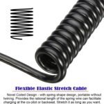 VOOCME HDMI Cable 2 A 0.5 m NA HDMI 2.0 Cable, HDMI Male to Male Stretch Coiled Cable, 4K@60Hz High Speed Audio Video Cord - image 2