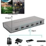 VOOCME HDMI 4x1 Quad Multi-Viewer Seamless Switcher with 5 Different Display Modes Media Streaming Device - image 4