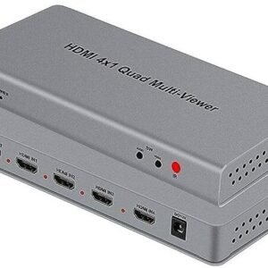 VOOCME HDMI 4x1 Quad Multi-Viewer Seamless Switcher with 5 Different Display Modes Media Streaming Device - image 1