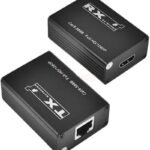 VOOCME HDMI Extender HDMI Transmitter Receiver TX RX 1080P Splitter Adapter for CCTV DVR NVR Support 1080p, HDCP HDMI Connector - image 1