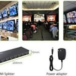 VOOCME HDMI Splitter 1 in 8 Out, Supports 3D 4K x 2K 30HZ FHD 1080P Supports | Media Streaming Device - image 5