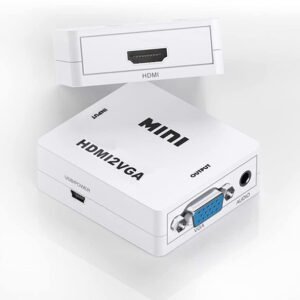 VOOCME HDMI to VGA 1080P Adapter - VOOCME White