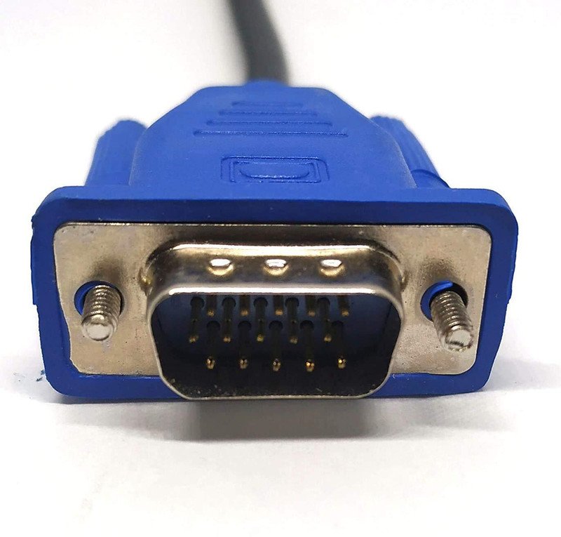 VOOCME VGA Cable 2 A 1.8 m NA Vga To Vga Cable 1.5 M Support Pc, Monitor, Lcd, Led, Plasma - image 2