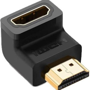 VOOCME HDMI Adapter 2 A 0 m NA L Shape 90 Degree HDMI Male to HDMI Female Gold Plated Connector for PC HDTV - image 1