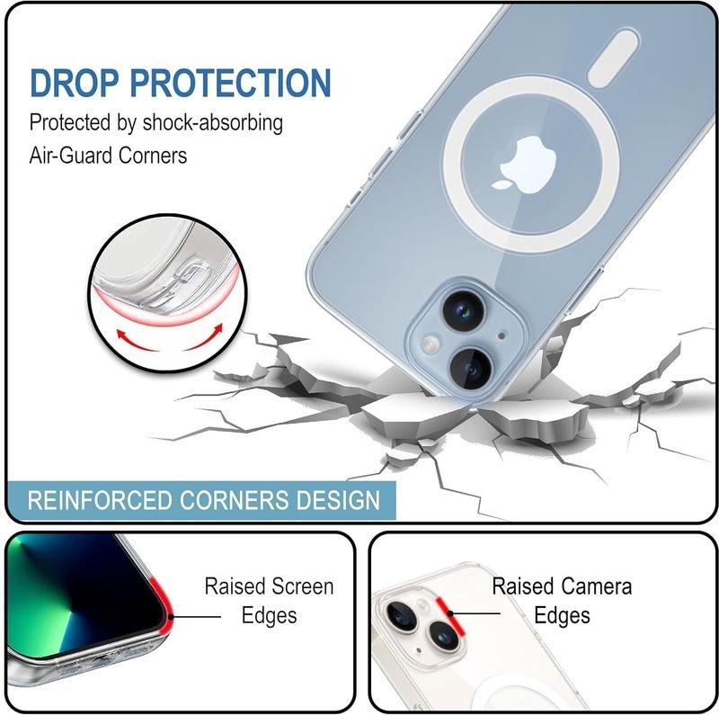 VOOCME Back Cover for iPhone 13/14 Case Cover - image 4