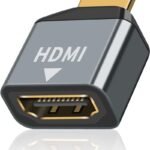 VOOCME Mini HDMI Adapter, 1pack Mini HDMI to HDMI Adapter, Mini HD-MI Male to Female Adapter Supports 4K 60Hz HDR 3D 18Gbps Dolby for DSLR,Camcorder, HDMI Connector - image 1