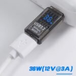 VOOCME USB Extension Adapter Disgital Display, 10Gbps USB Extender Adapter, USB 3.2 Male to Female Type A to Type A Cable Adapter for Hard Drive, Keyboard, Laptop Laptop Accessory - image 2