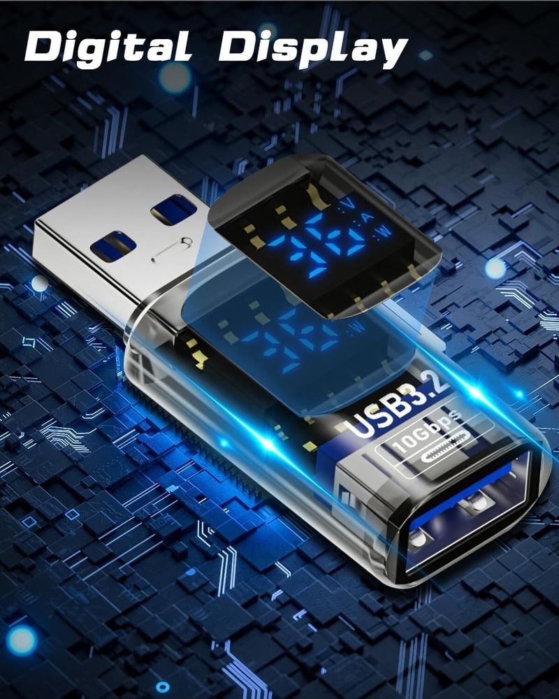 VOOCME USB 3.2 Male to Female Type A to Type A Cable Adapter USB 3.2 Male to Female USB Charger - image 5