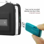 VOOCME MP3 Converter with Earphone, Cassette Player, Convert Cassette 128 GB MP3 Player - image 4