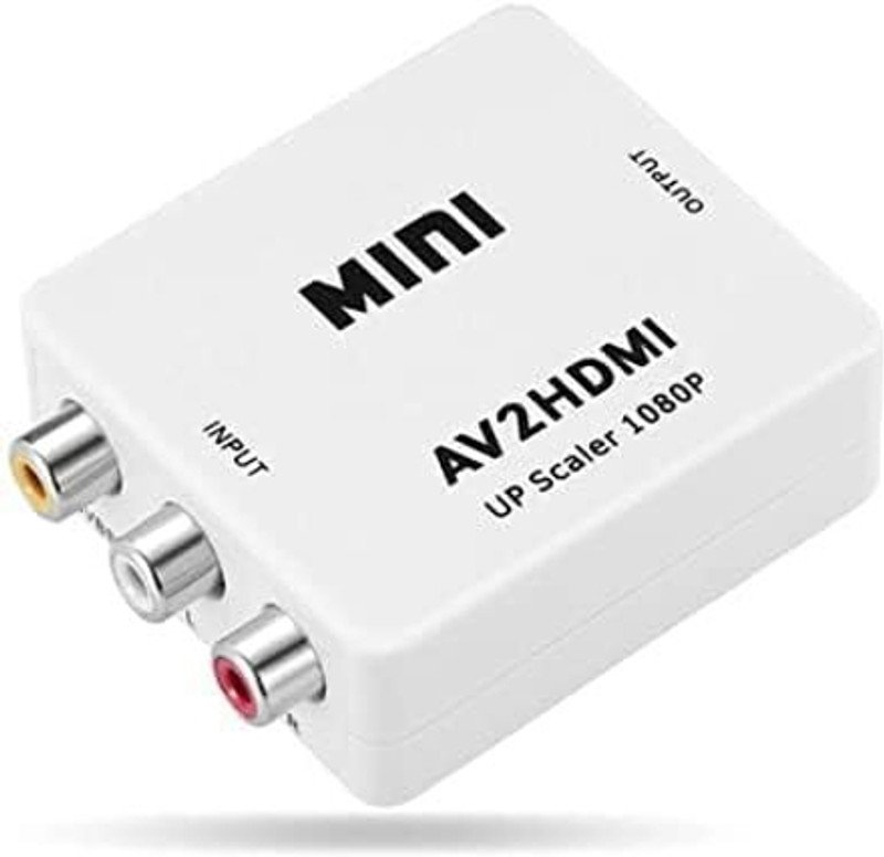 VOOCME Mini Composite AV RCA to HDMI Video Converter Adapter Gaming Adapter - image 1