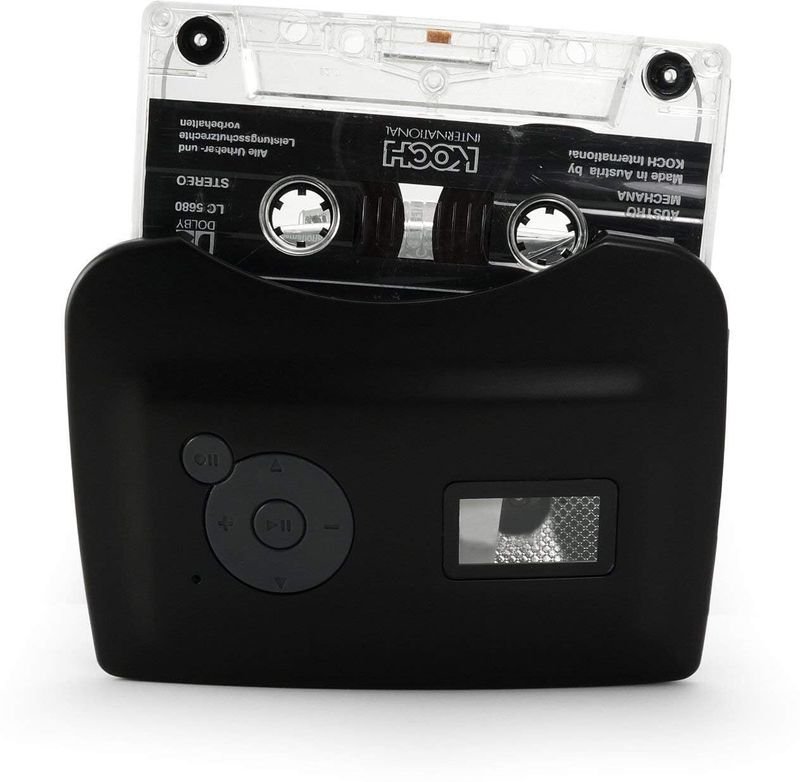 VOOCME Portable Cassette to MP3 Converter Retro Walkman Music Recorder MP3 Player - image 2