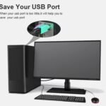 VOOCME PS2 to USB Female,PS/2 Male Converter Changer Adapter for Keyboard Mouse PS2 to USB Female,PS/2 Male Converter Changer Adapter USB Cable - image 4