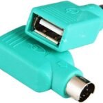 VOOCME PS2 to USB Female,PS/2 Male Converter Changer Adapter for Keyboard Mouse PS2 to USB Female,PS/2 Male Converter Changer Adapter USB Cable - image 2