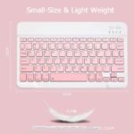 VOOCME Rechargeable Bluetooth Keyboard & Mouse Combo, Ultra-Slim Wireless Set Wireless Laptop-size Laptop Keyboard Compatible with Desktop, iPad, Laptop, Tablet, Mac - image 3