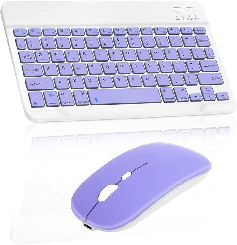 VOOCME Bluetooth Keyboard & Mouse Combo, 3 DPI Upto 1200 DPI- Bluetooth Standard Laptop Keyboard Compatible with Laptop - image 1