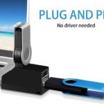 VOOCME 3 Port USB Data Hub High Speed Splitter, Compact Universal Data Transfer for Windows and Mac OS - image 4