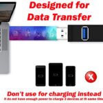 VOOCME 3 Port USB Data Hub High Speed Splitter, Compact Universal Data Transfer for Windows and Mac OS - image 5