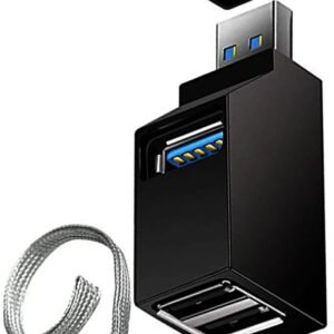 VOOCME 3 Port USB Data Hub High Speed Splitter, Compact Universal Data Transfer for Windows and Mac OS - image 1
