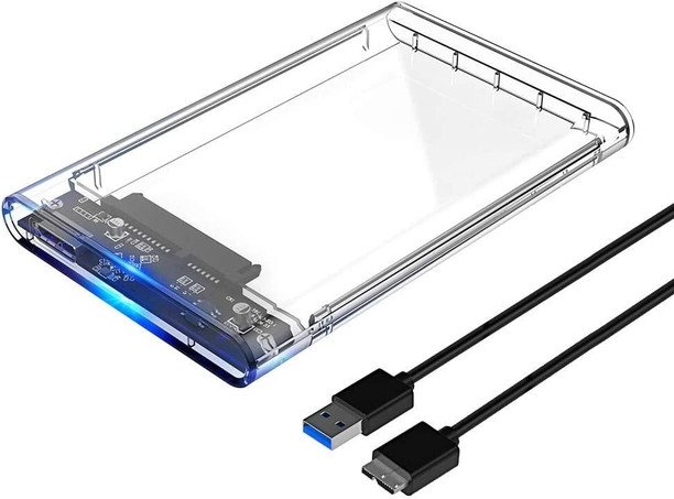 VOOCME USB 3.0 SATA Enclosure - VOOCME Transparent