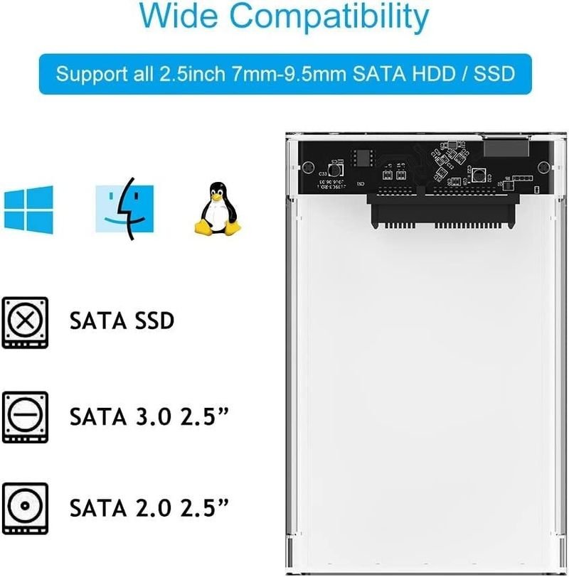 VOOCME USB 3.0 SATA enclosure product image