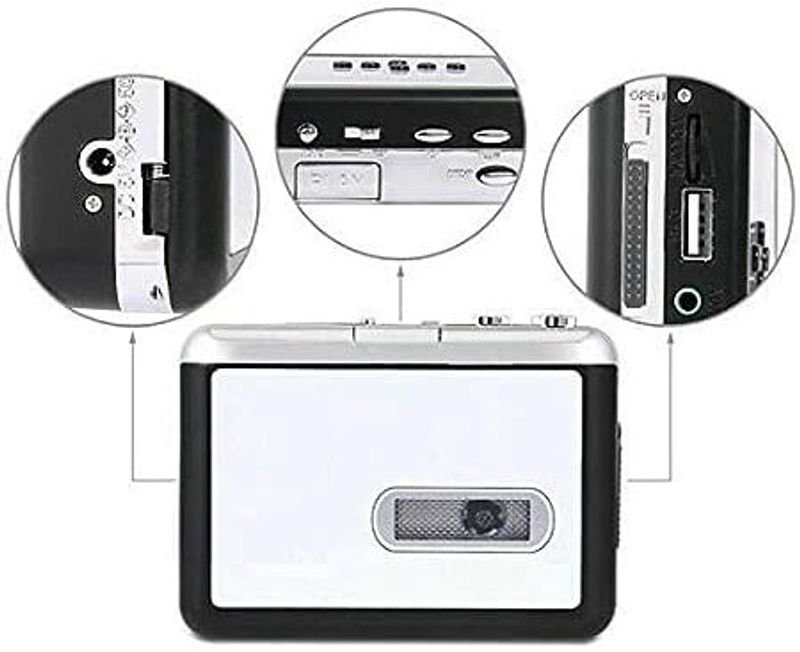 VOOCME Tapes to Digital MP3 Save into USB Flash Drive 32 GB MP3 Player - image 5