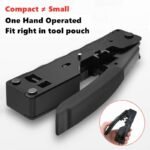 VOOCME Ultimate Pass Thru Crimper for Cat5 Cat5e Cat6 Network Connectors Cat6a Cat7 Shielded Modular Plugs RJ45 RJ12 RJ11 (Strip Cut and Crimp All-in-One. Handle) Corded Crimper - image 3