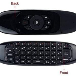 VOOCME Air Mouse Remote, C120 USB 2.4G Wireless Keyboard and Mouse Air Fly Remote Wireless Thumb-size Laptop Keyboard Compatible with Desktop, Laptop, Mac - image 1