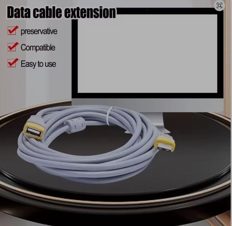 VOOCME 2-in-1 Cable 2 A 3 m NA USB 2.0 Extension Cable, Male to Female High Speed Repeater Extender Cord for Keyboard - image 5