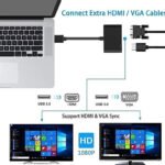 VOOCME VGA Cable 0.4 m USB 3.0 to HDMI VGA Adapter Converter 2 in 1 USB to HDMI VGA - image 4