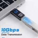 VOOCME USB 3.2 Male to Female Type A to Type A Cable Adapter USB 3.2 Male to Female USB Charger - image 3