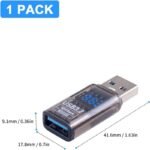 VOOCME USB 3.2 Male to Female Type A to Type A Cable Adapter USB 3.2 Male to Female USB Charger - image 2