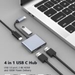 VOOCME Type C 0 A 0.5 m USB C to Dual HDMI Adapter 4K 60hz, Type C to HDMI Splitter for 2 Monitors, - image 2