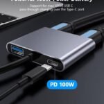 VOOCME Type C 0 A 0.5 m USB C to Dual HDMI Adapter 4K 60hz, Type C to HDMI Splitter for 2 Monitors, - image 5