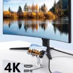 VOOCME Type C 0 A 0.5 m USB C to Dual HDMI Adapter 4K 60hz, Type C to HDMI Splitter for 2 Monitors, - image 3