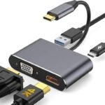 VOOCME USB C to HDMI Adapter 4 in 1 USB C HUB USB Adapter - image 4